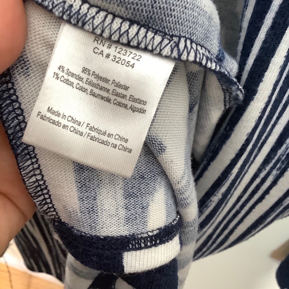 ANTHROPOLOGIE Martingale Cardigan Ikat Navy {QQ28} - Picture 5 of 6